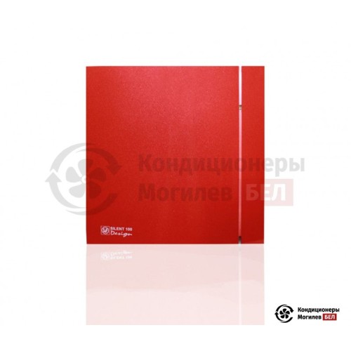  Вентилятор для ванной Soler & Palau SILENT 100 CRZ DESIGN 4C RED в Могилеве
